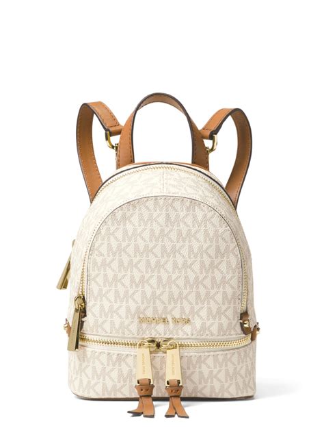 Rhea Mini Logo Backpack .